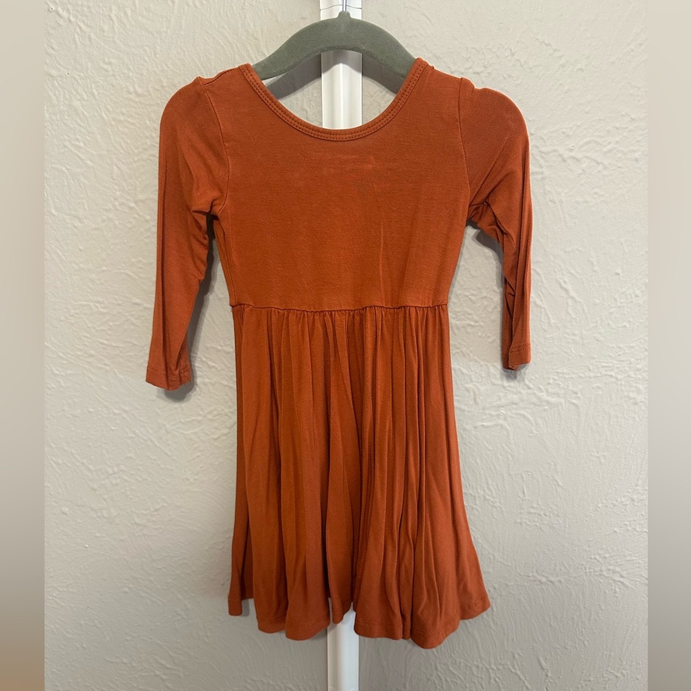 Kyte Baby Orange Twirl Dress | 12-18 months